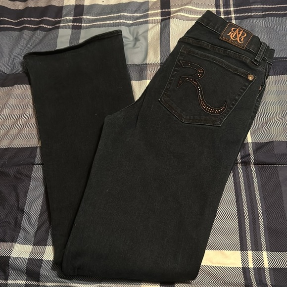 ROCK & REPUBLIC DARK WASH JEANS - Picture 7 of 8